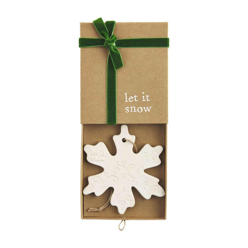 SNOWFLAKE BOXED ORNAMENT