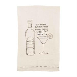 Vodka Drink Dish Towel