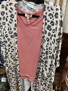 Mona Oversized Cardigan Blush