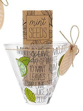 Load image into Gallery viewer, Mint Recipe Seed Glass