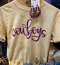Load image into Gallery viewer, Cowboys Tee Purple Foil 2X