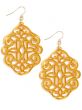 Regal Pendant Earrings Honey