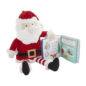 Santa Plush w Book
