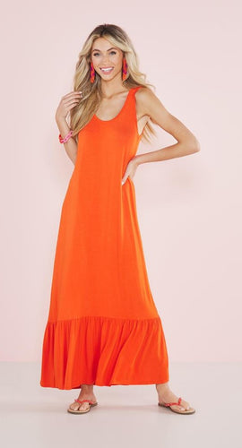 Alice Maxi Dress Orange S