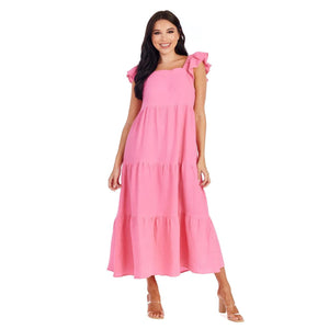 Pink Martha Maxi Dress L