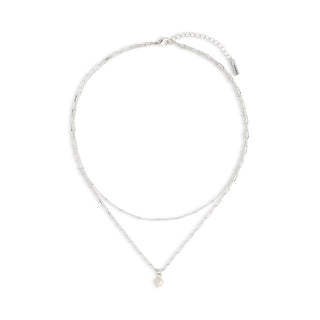 Pearls from Within Silver Necklace