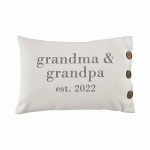 Grandparents Est 2022 Pillow
