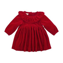Load image into Gallery viewer, Velvet Dress 3-6m