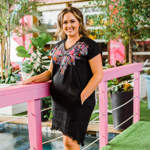 Delta Embroidered Dress