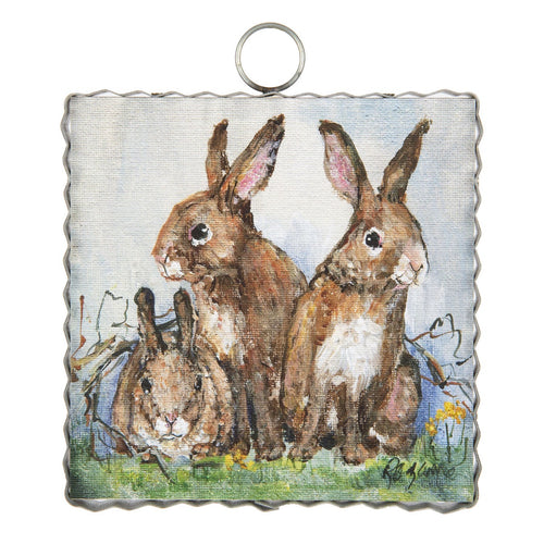 Bunny Family Mini Print