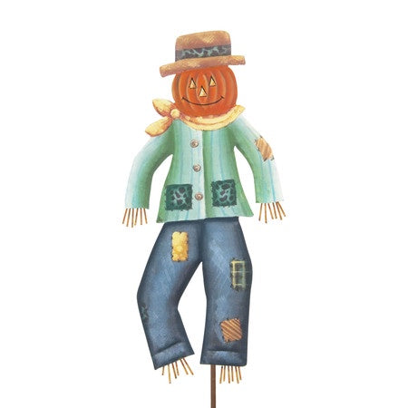 Mint Leopard Scarecrow