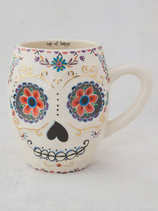 Sugar Skull Folk Art Mug
