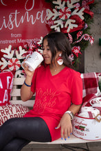 Load image into Gallery viewer, Merry &amp; Bright Tee 2XL