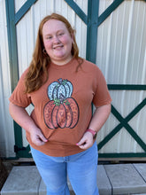 Load image into Gallery viewer, Stacked Leopard Pumpkin  Tee