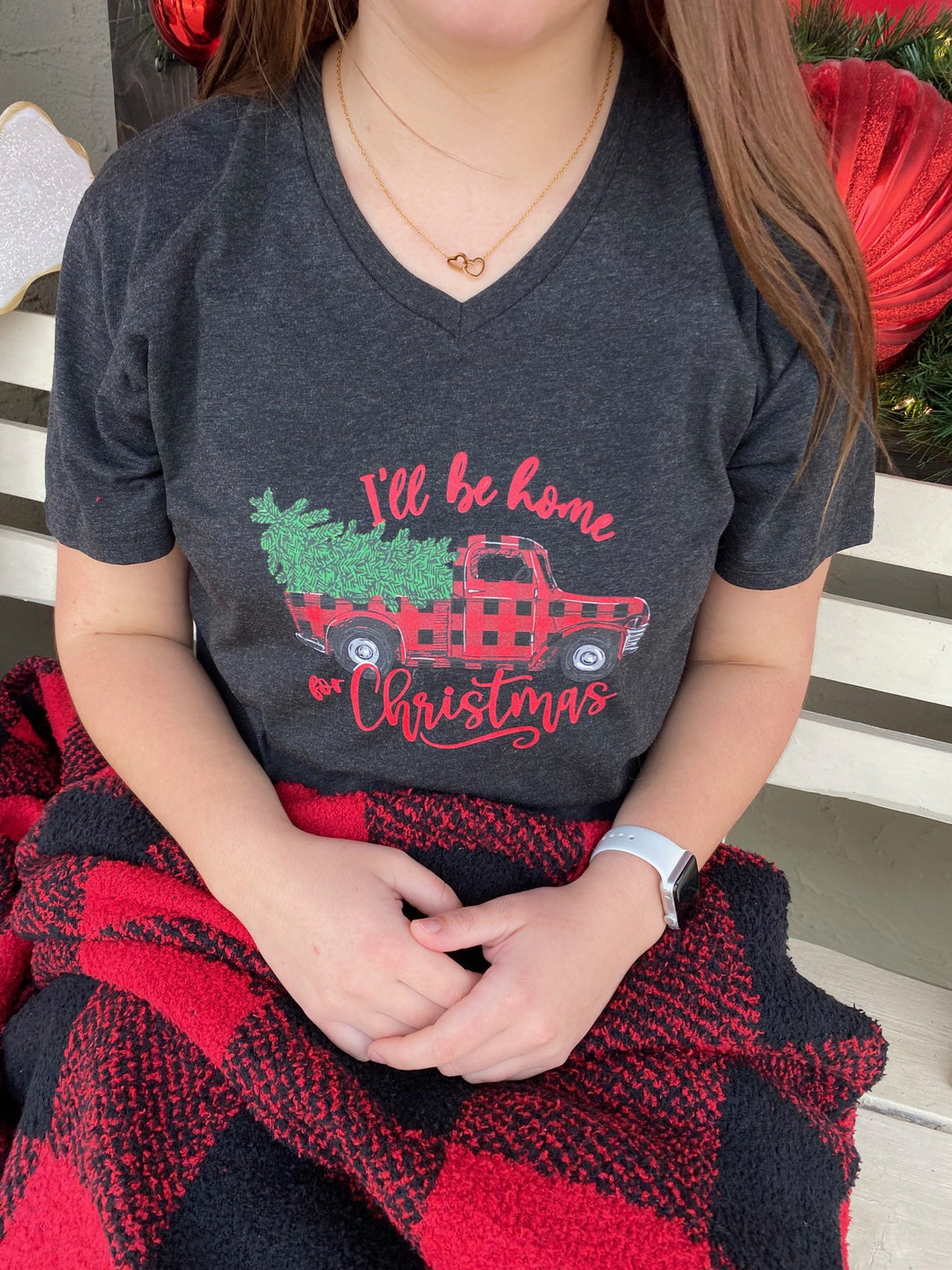 Be Home for Christmas Truck Tee