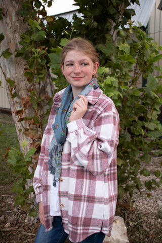 Sayulita Scarf Slate Folk FL