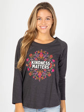 Load image into Gallery viewer, Kindness Matters Boho LS Tee S
