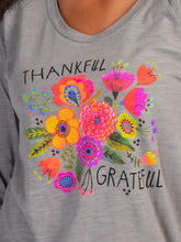 Load image into Gallery viewer, Thankful Grateful Boho LS Tee S