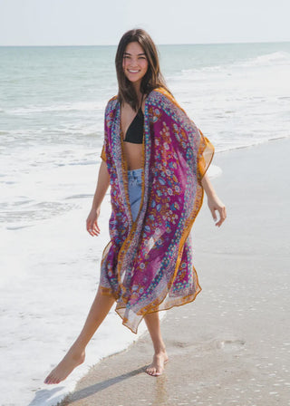 Kimono Purple Mandala