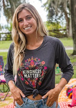 Load image into Gallery viewer, Kindness Matters Boho LS Tee S