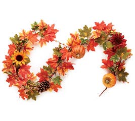 Pumpkin Sunflower Garland