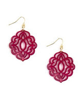 Load image into Gallery viewer, Earrings Baroque Hot Pink