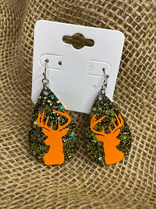 Glitter Dangle Deer Camo