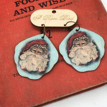 Load image into Gallery viewer, Earrings Leather Santa