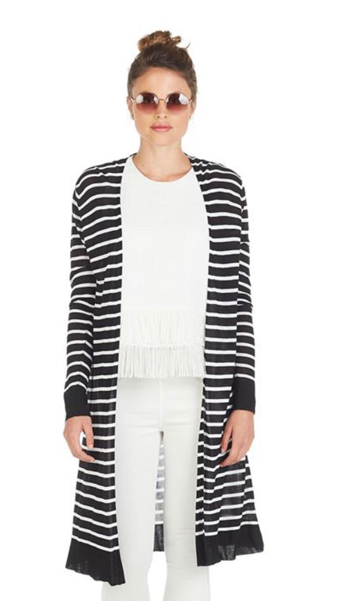 Striped Duster Blk Small/Med