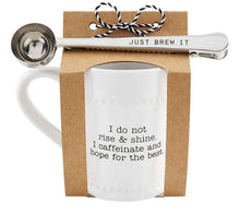Load image into Gallery viewer, Rise and Shine Mug Scoop Set