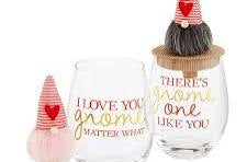 Gnome Wine Glass Gray