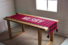 Load image into Gallery viewer, Merry Buffalo Ck Table Runner