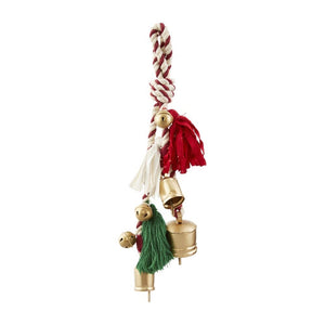 Jingle Bell Door Hanger Gold