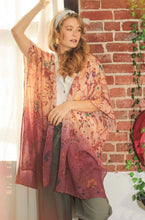 Load image into Gallery viewer, Berry Floral Print Kimono S/M