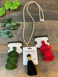 Pearl Necklace for Tassel Stack