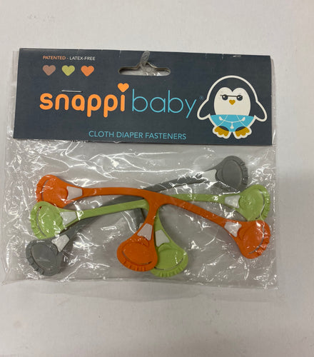 Snappi 3 Pack Grey,Green, Orange