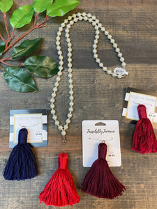 Pearl Necklace for Tassel Stack