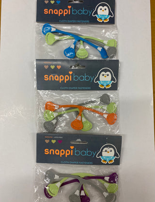 Snappi 3 Pack Grey,Green, Blue