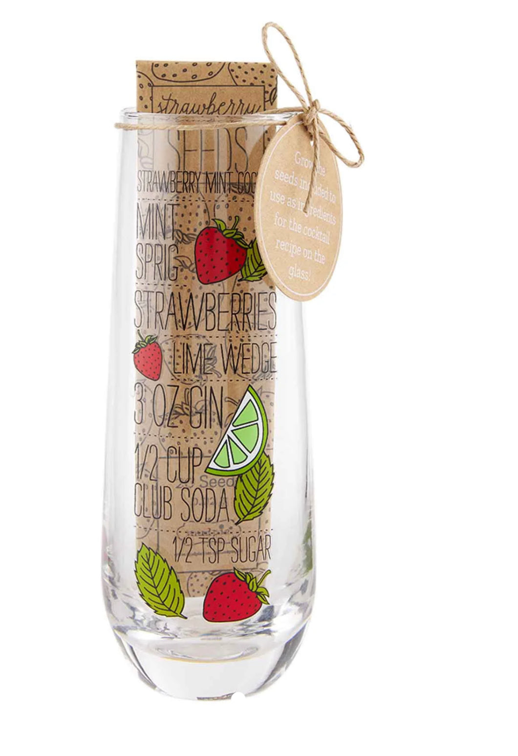 Strawberry Seed Glass