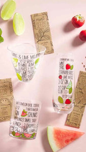 Strawberry Seed Glass