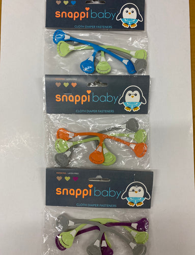 Snappi 3 Pack Grey,Green, Purple