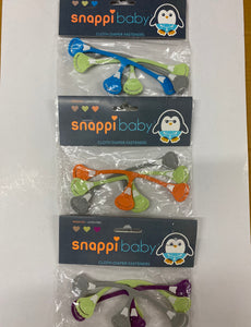 Snappi 3 Pack Grey,Green, Purple
