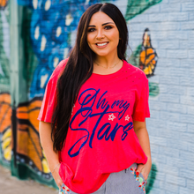 Load image into Gallery viewer, Seeing Stars Red Tee