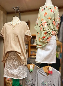 Gathered VNeck Taupe S
